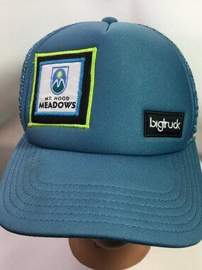 Mt. Hood Meadows Big Truck Adjustable Trucker Hat Snap Back Youth Size